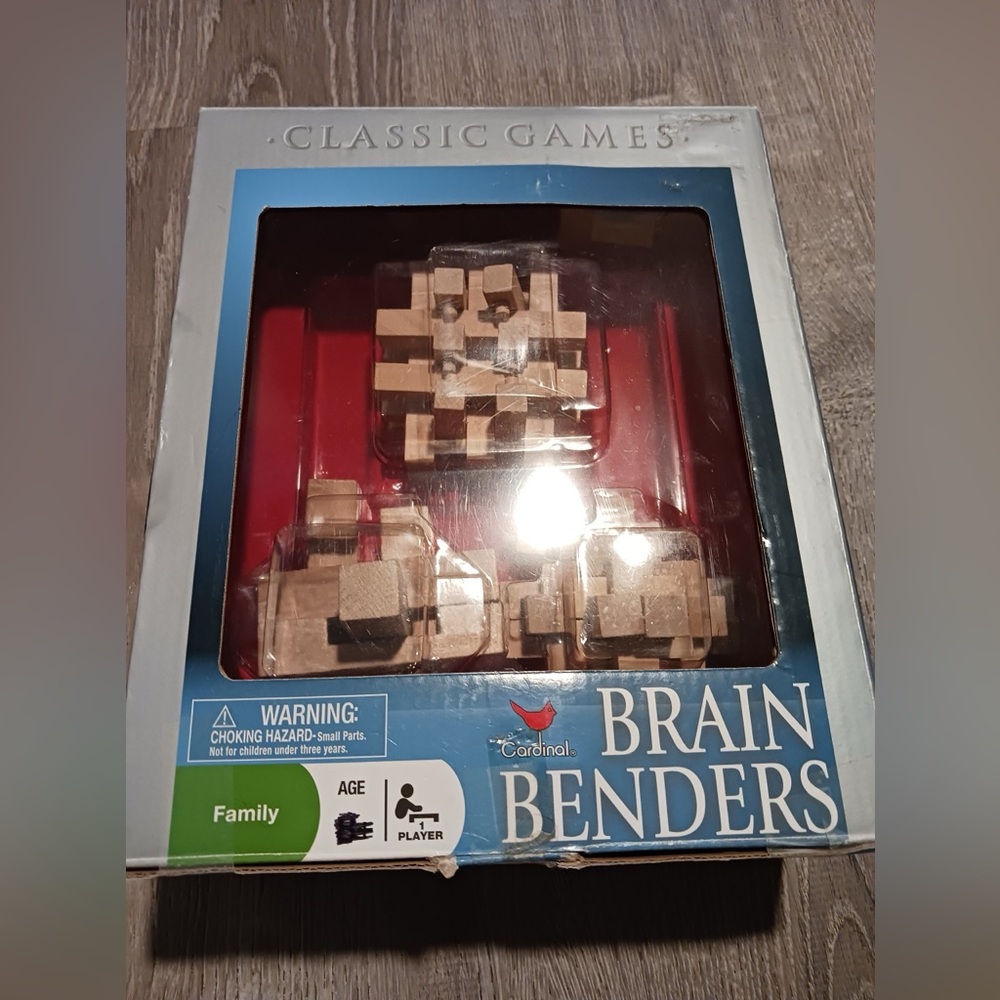 New in box brain benders puzzles